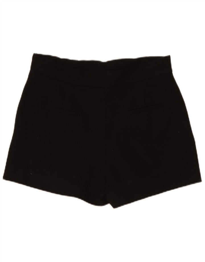 Zara Casual Shorts til kvinder Large W32 Sort Polyester