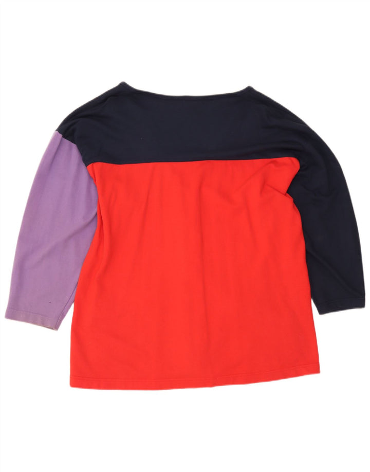 Charles Vogele Dame Grafisk Cardigan Top UK 10 Lille Flerfarvet