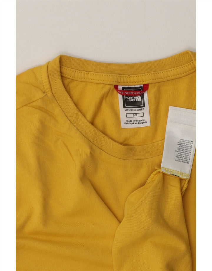 The North Face Herre T-Shirt Top Lille Gul Bomuld