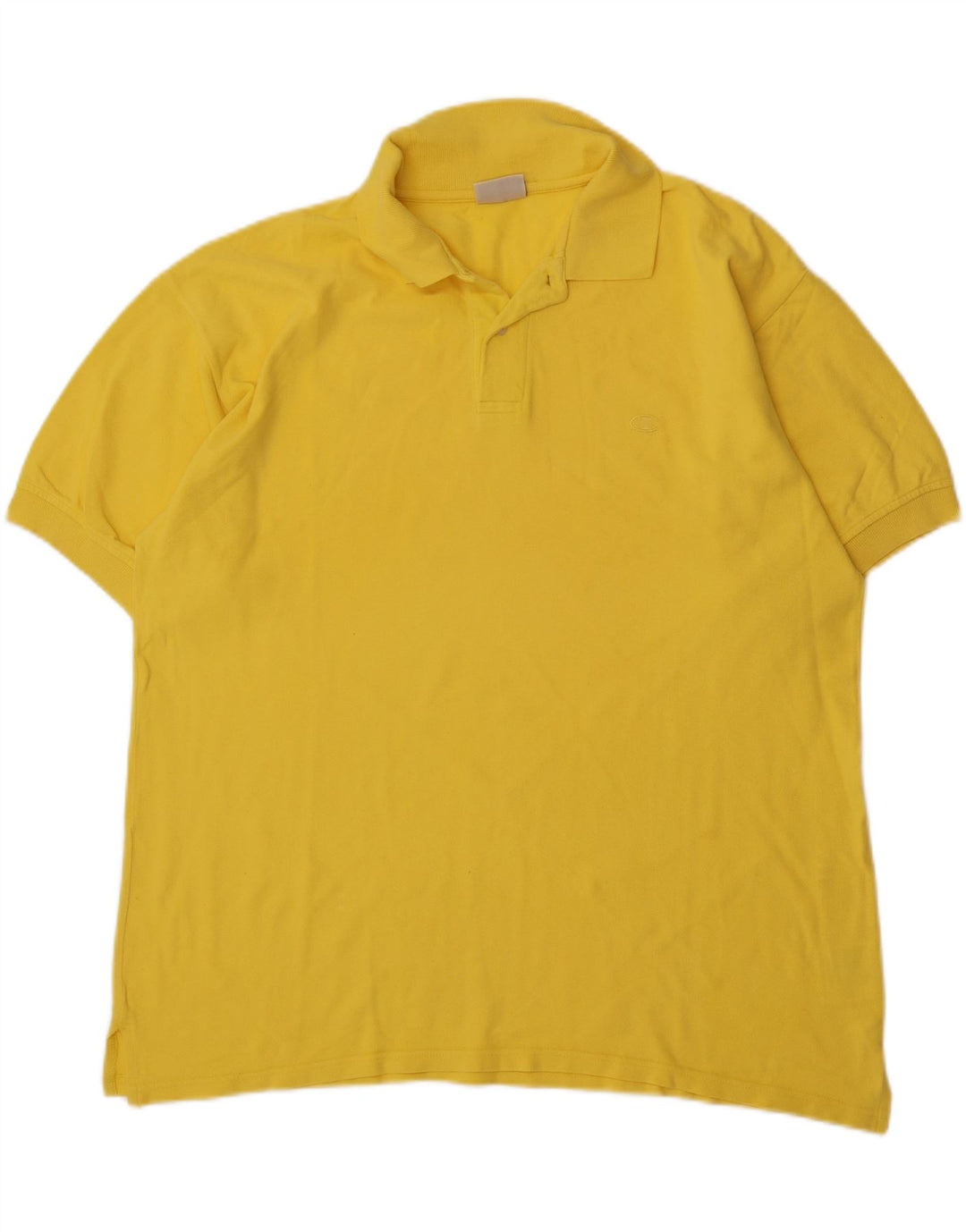 CHAMPION Mens Polo Shirt XL Yellow Cotton Vintage Champion and Second-Hand Champion from Messina Hembry 