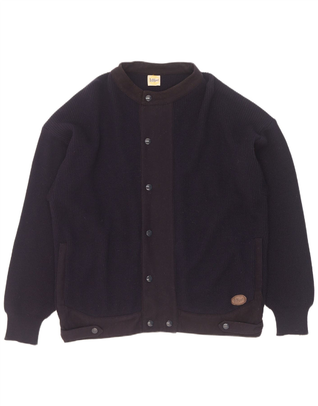 Ruffo herre cardigan sweater XL marineblå