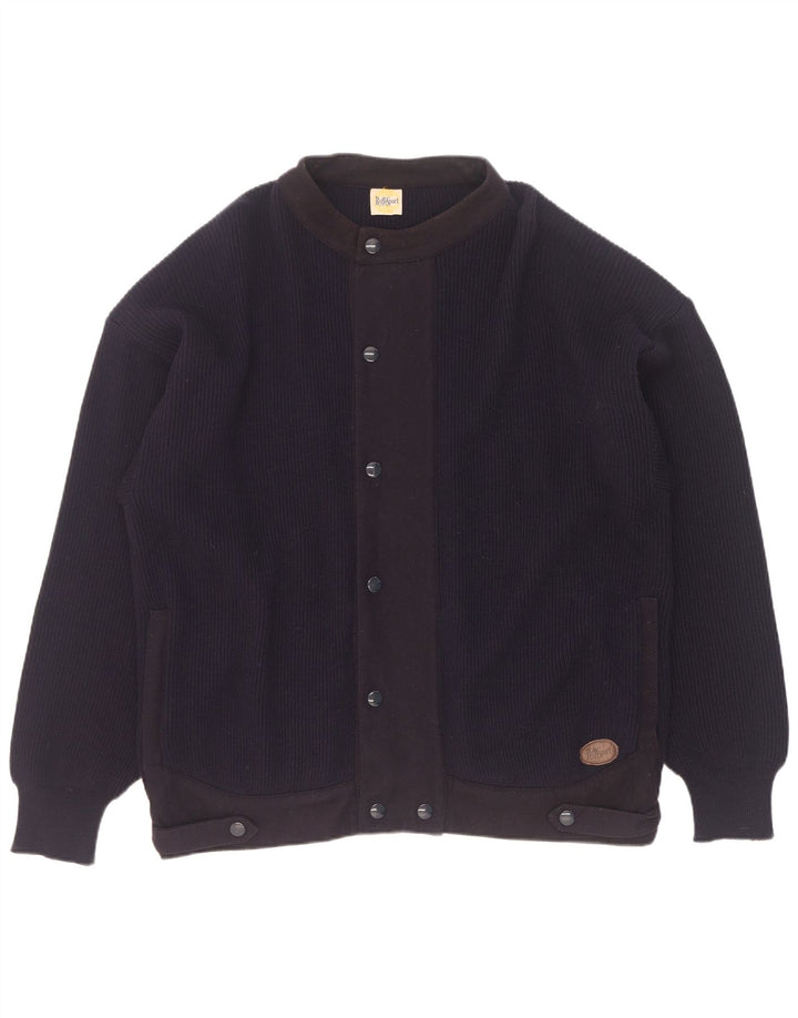 Ruffo herre cardigan sweater XL marineblå