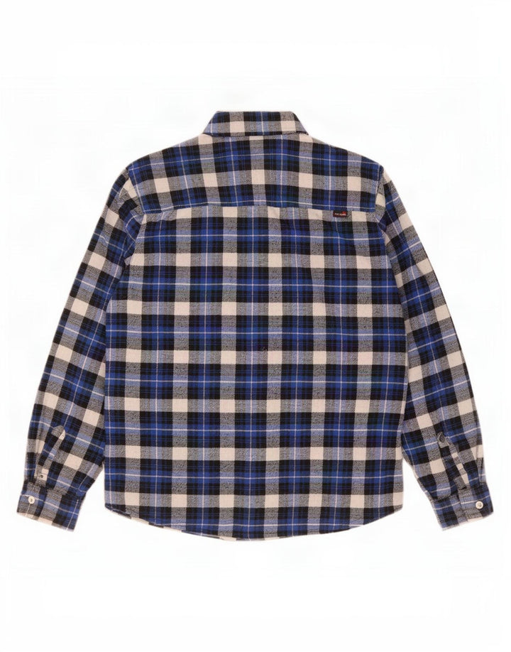 Rip Curl Herre flannelskjorte Stor blå ternet