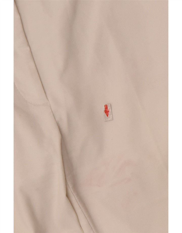 Zara Dame Slim Chino Bukser Medium W28 L27 Hvid Colourblock