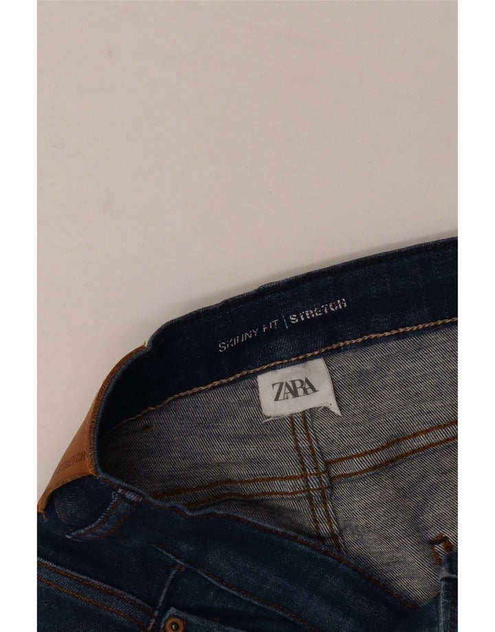 Zara Dame Skinny Jeans W28 L26 Blå