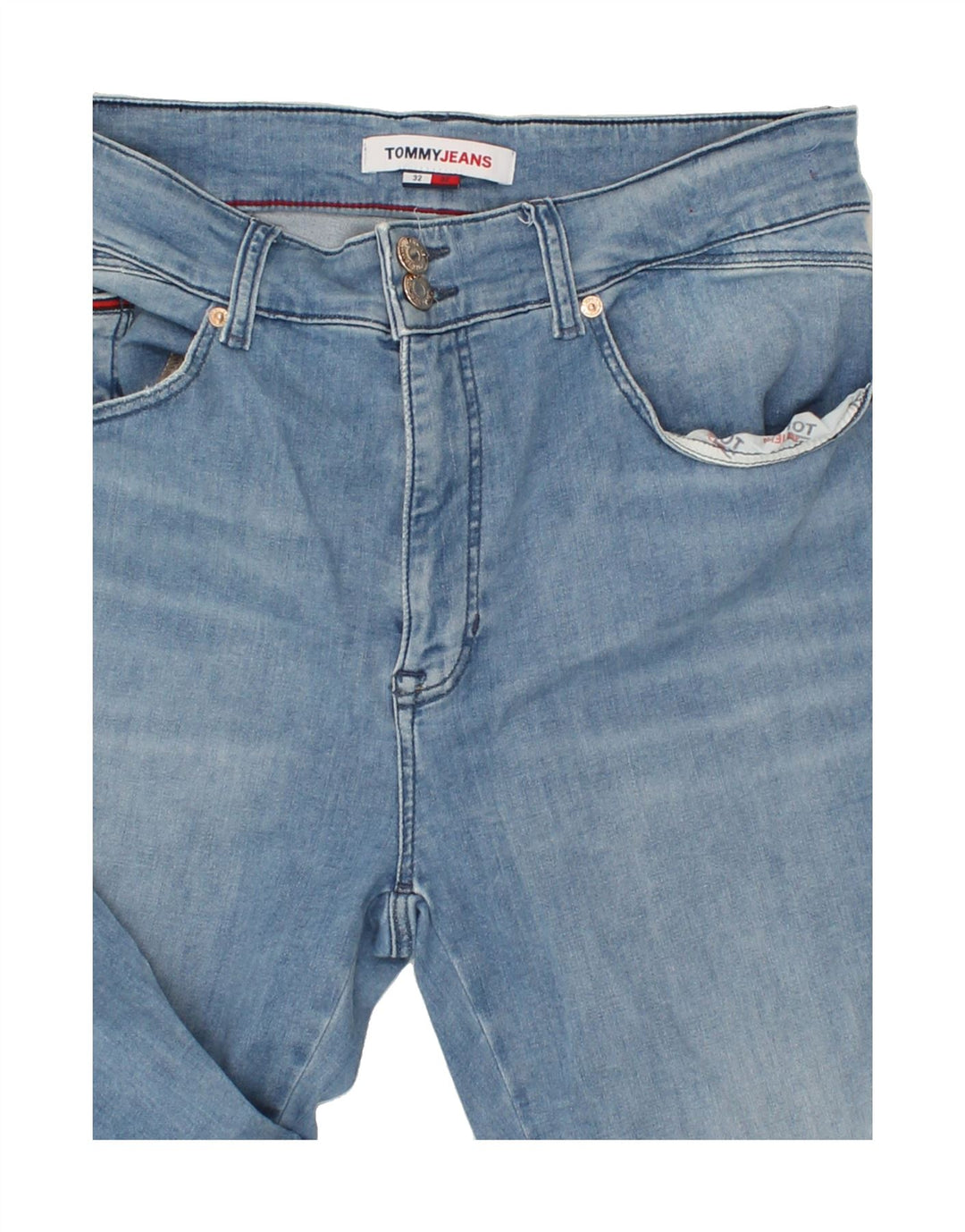 TOMMY HILFIGER Womens Shaping Slim Jeans W32 L28  Blue Vintage Tommy Hilfiger and Second-Hand Tommy Hilfiger from Messina Hembry 