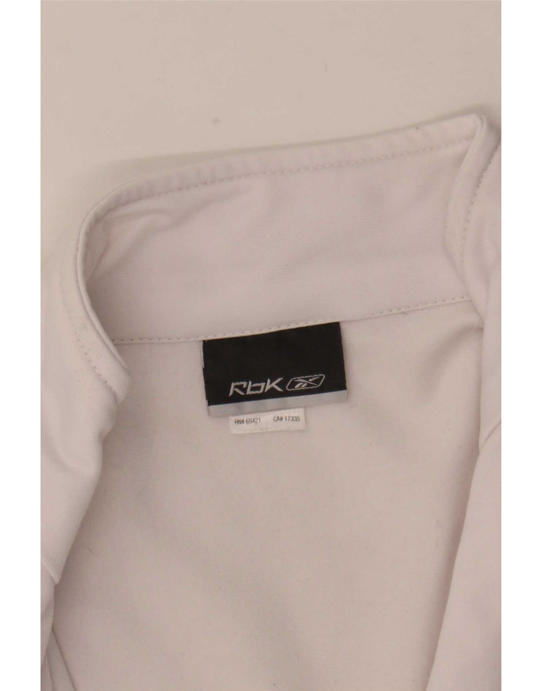Reebok træningsdragt topjakke til kvinder UK 12 Medium White Colourblock Polyester