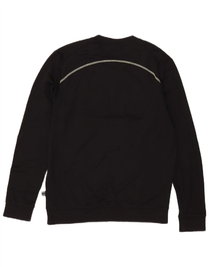 Hugo Boss Herre Grafisk Sweatshirt Jumper Stor Sort Bomuld