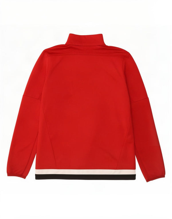 Adidas Girls Climacool Træningsdragt Topjakke 11-12 År Rød Colourblock