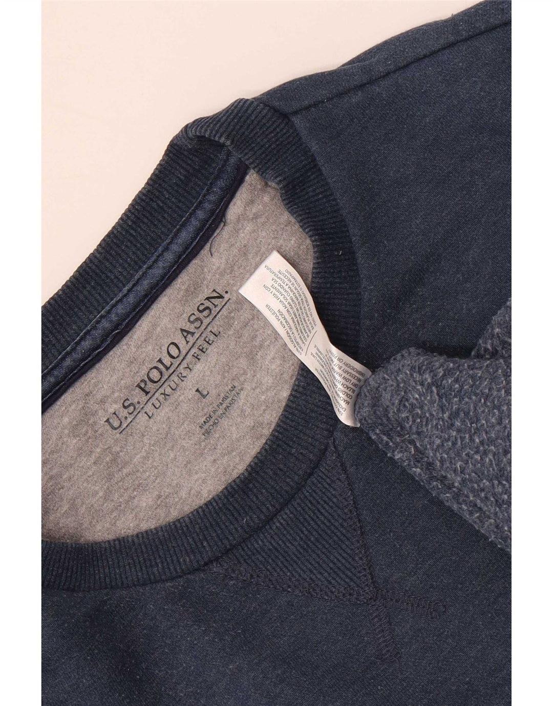 U.S. Polo Assn. Herre sweatshirt jumper stor blå bomuld