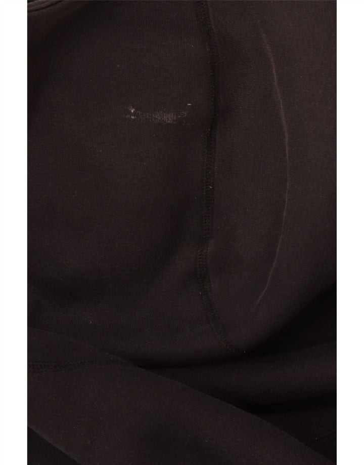 Nike hættetrøje med lynlås til mænd mellem sort bomuld