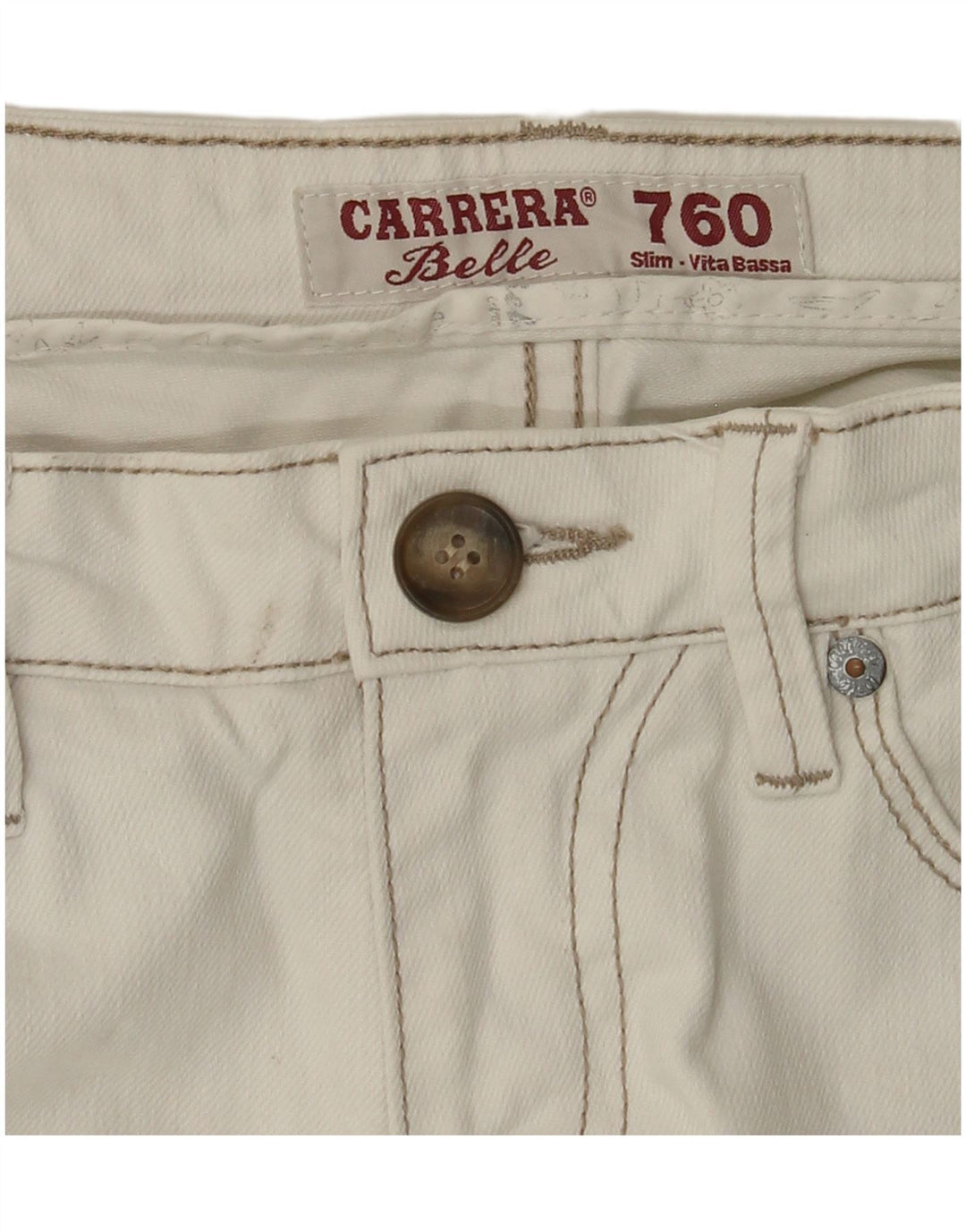 CARRERA Slim Jeans til kvinder W30 L30 Hvid