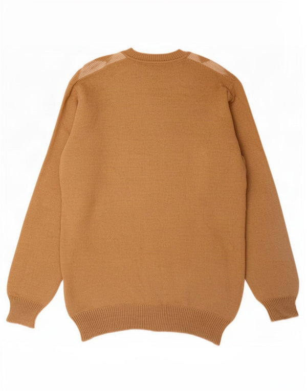 Colombo Herre V-hals sweater Medium Beige Argyle/Diamond Alpaca Uld