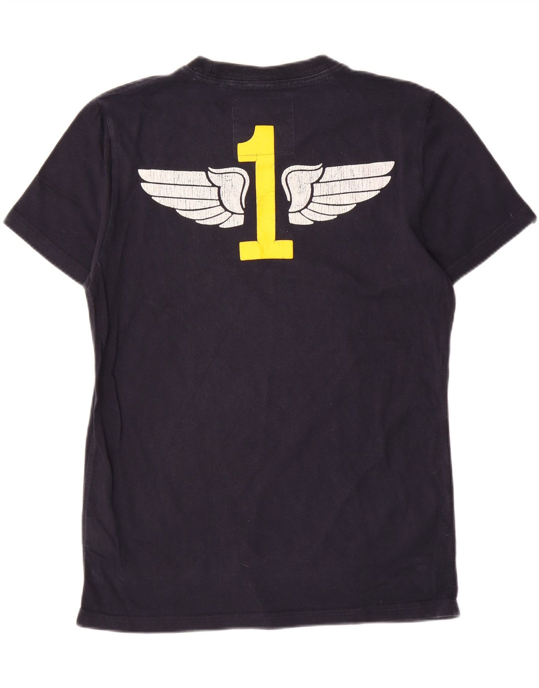 Superdry Grafisk T-shirt top til mænd Stor marineblå bomuld