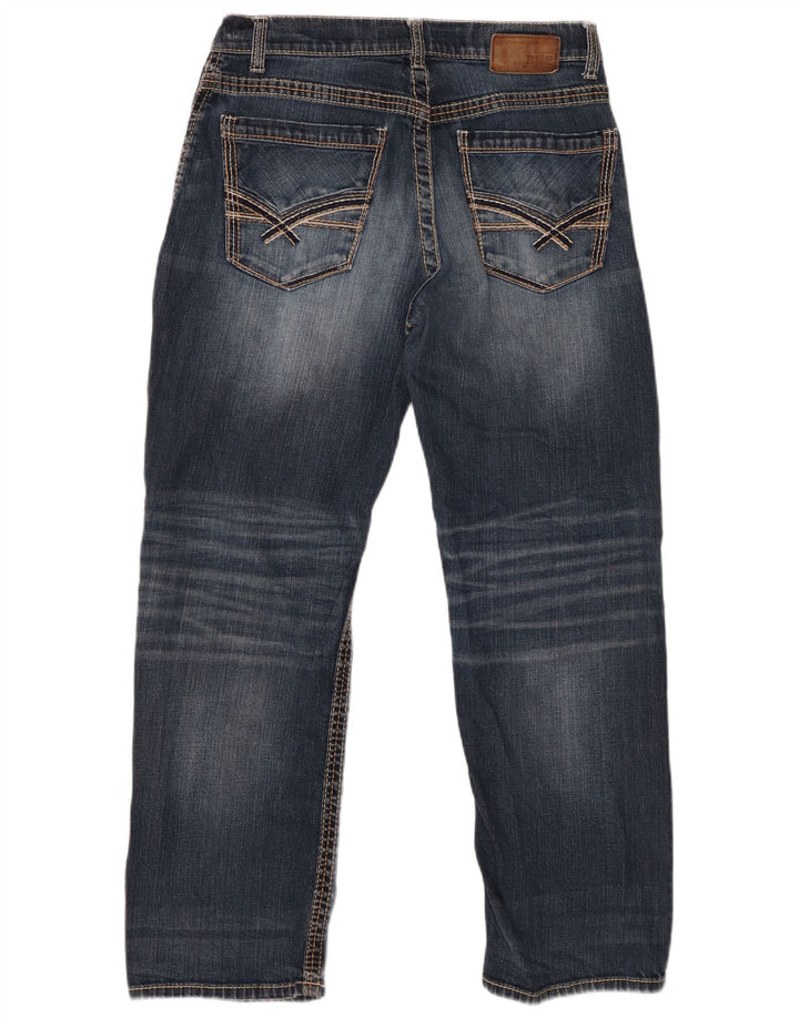 BKE Herre Tyler Straight Jeans W32 L28 Marineblå Bomuld