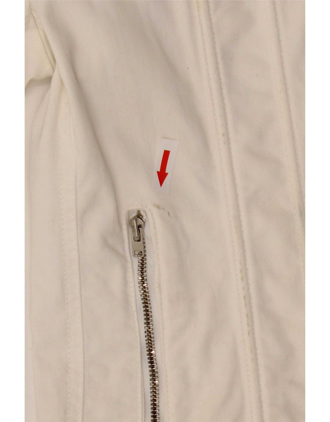 Gant Bomberjakke til kvinder UK 12 Medium White Bomuld