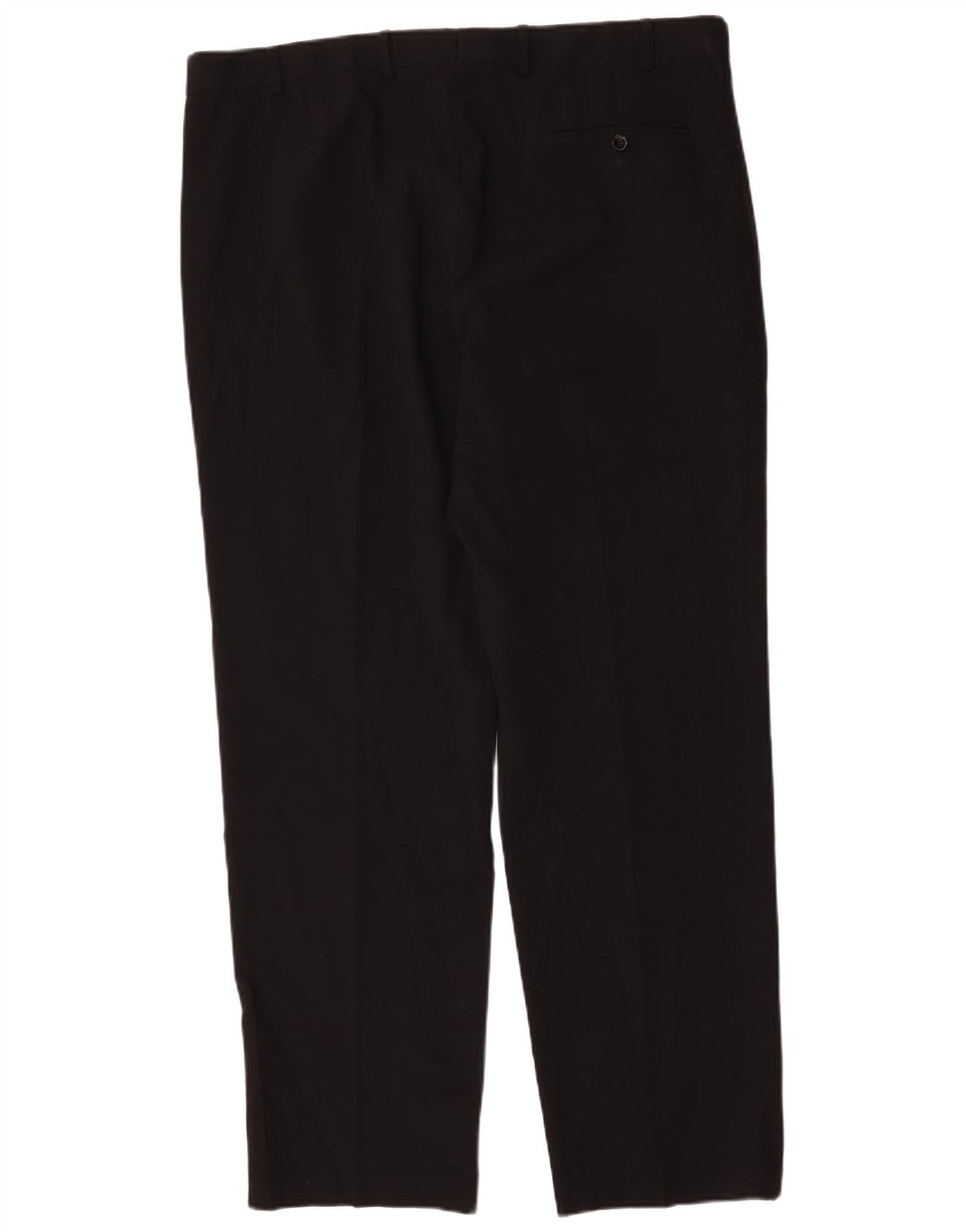 Marks & Spencer Straight Suit Bukser til mænd W42 L33 Sort polyester