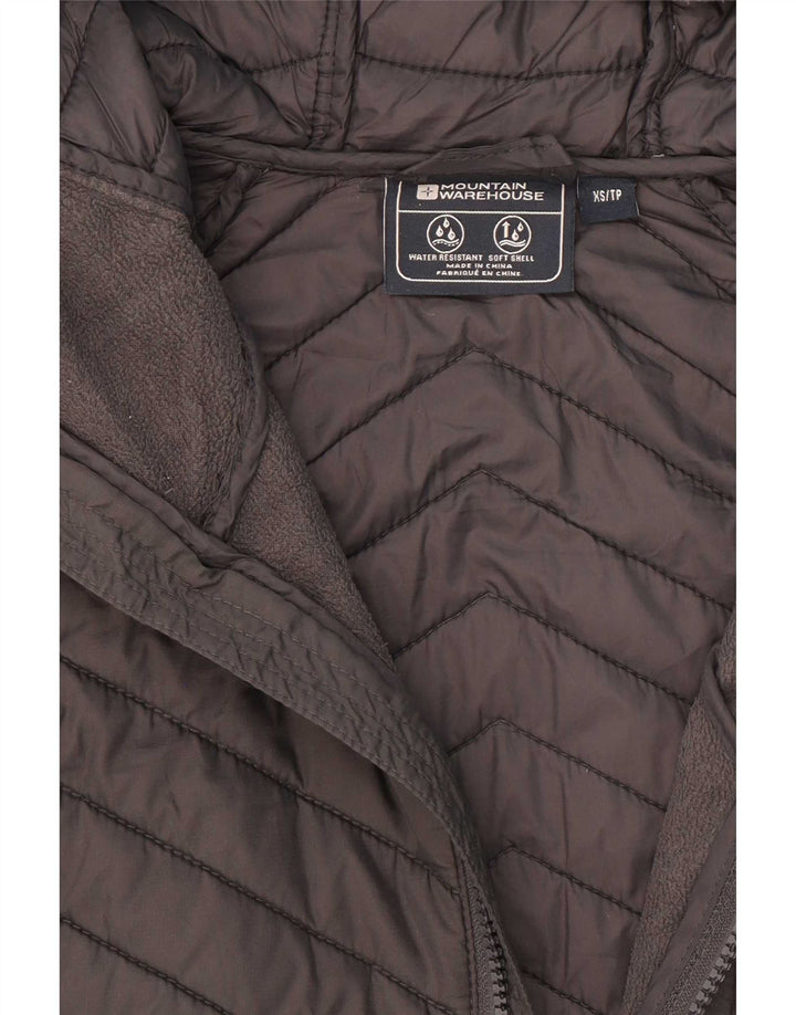Mountain Warehouse Herre hættepolstret jakke UK 34 XS Grå Polyester