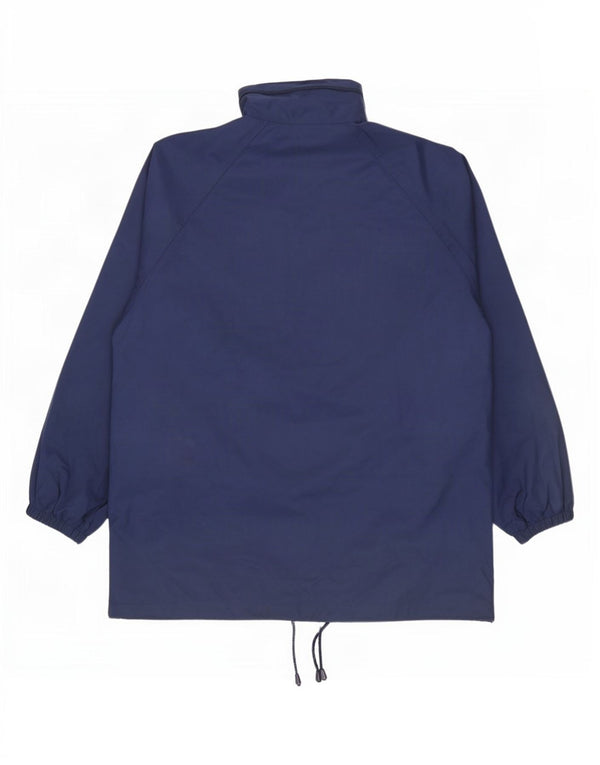 St. Bernard Dame Hætte Oversized regnjakke UK 10 Small Navy Blue PVC