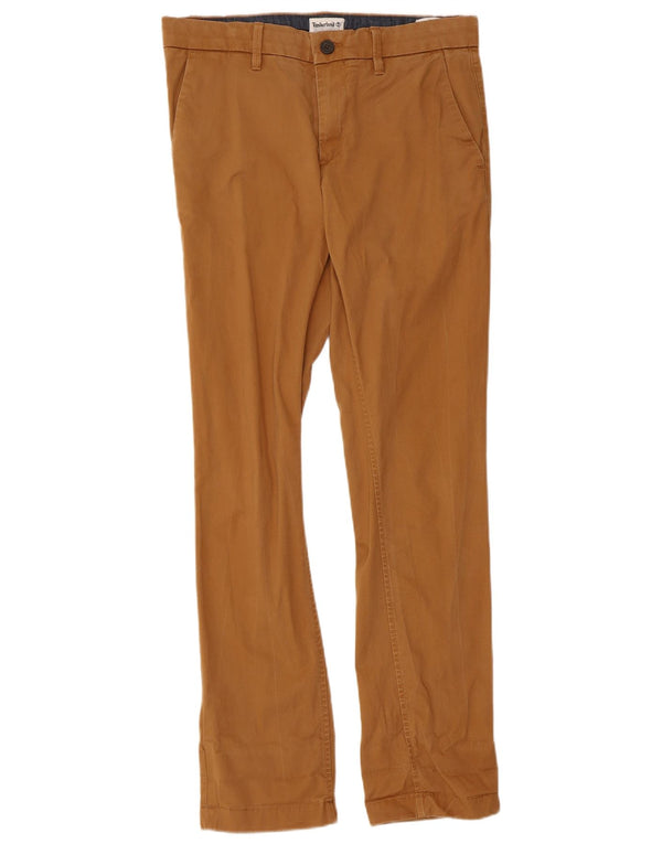 Timberland Herre Slim Chino Bukser W30 L32 Beige Bomuld