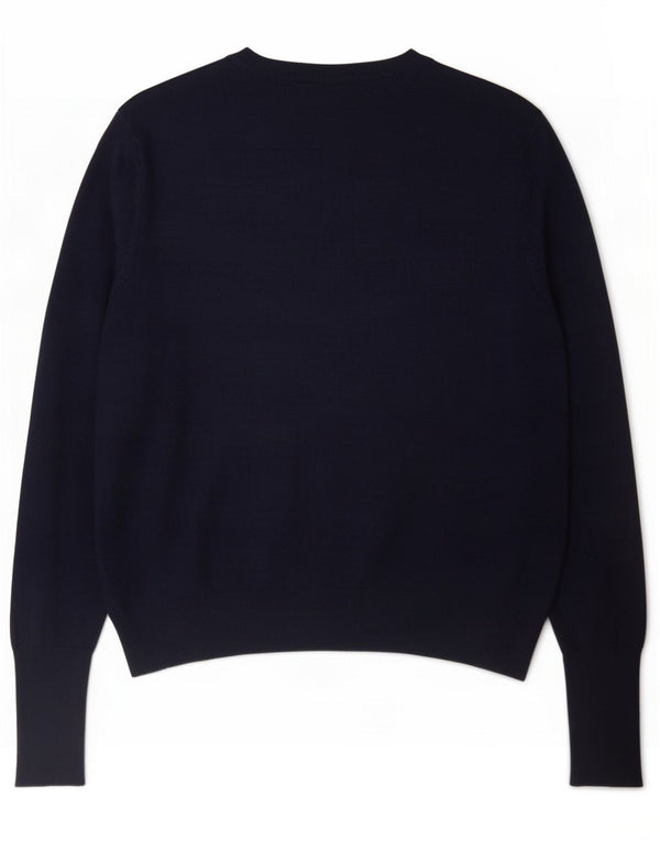Marks & Spencer Dame Cardigan Sweater UK 18 XL Navy Blue Viscose