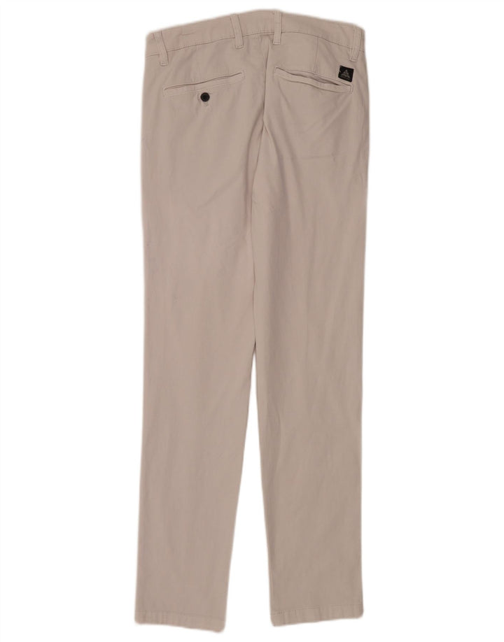 Zara Herre Slim Chino Bukser EU 40 Medium W31 L30 Off White