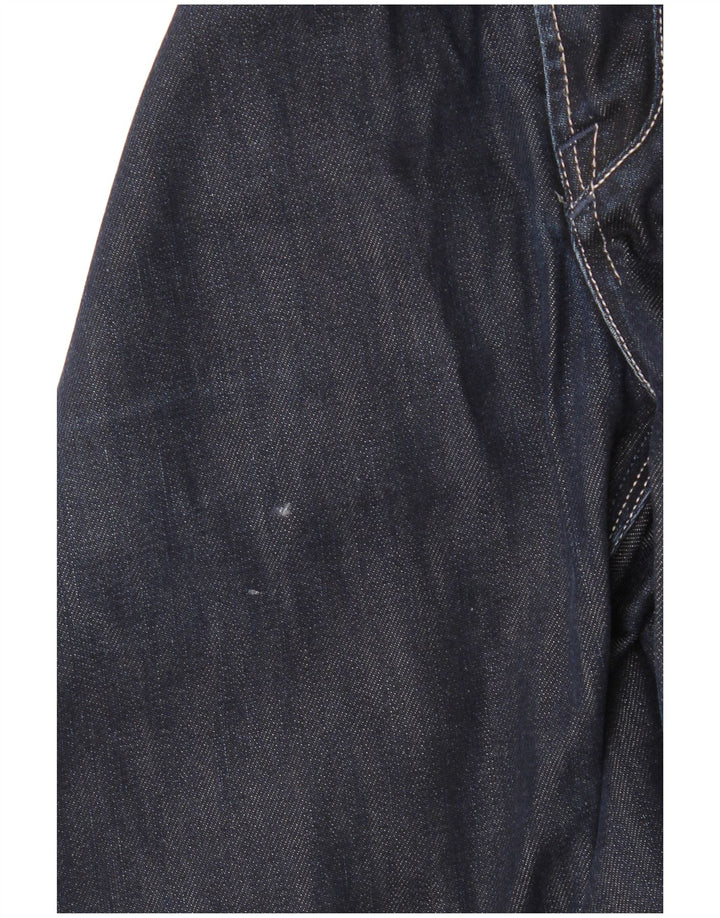 Marks & Spencer Herre Autograph Straight Jeans W36 L33 Marineblå Bomuld