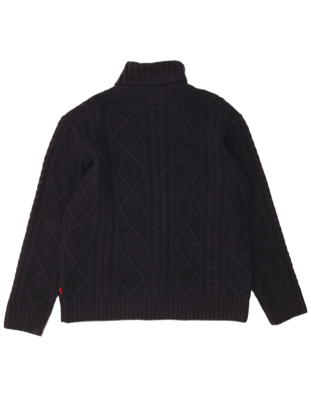 Kappa Herre rullehals sweater 2XL marineblå uld