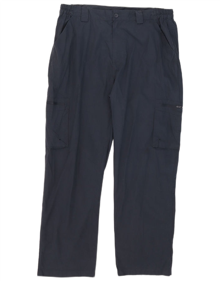 Mountain Warehouse Herre Straight Cargo Bukser W36 L29 Navy Blue Polyester
