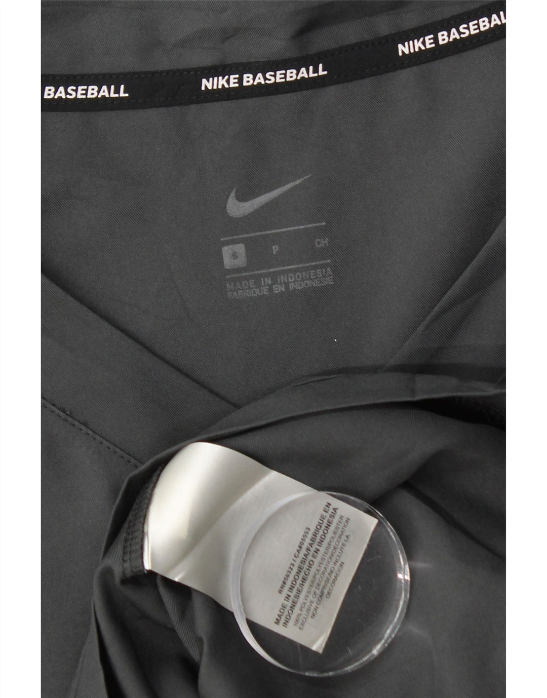 Nike Herre Baseball Top Langærmet Lille Grå Polyester