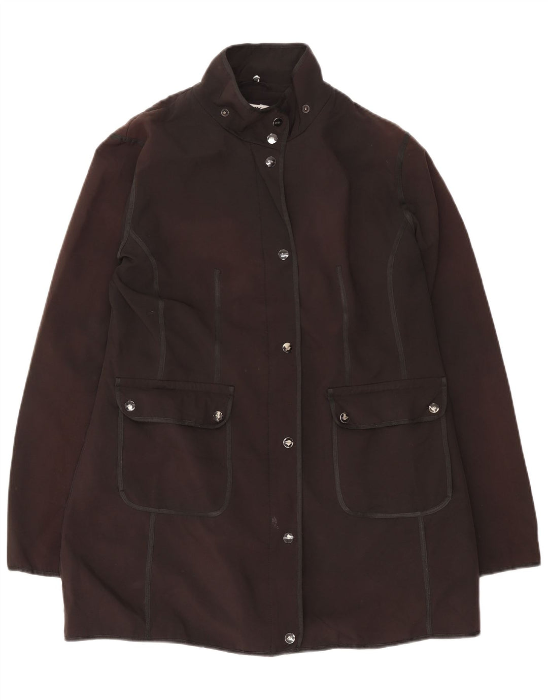 Dkny Womens Utility Jacket UK 16 Large Grå Polyester
