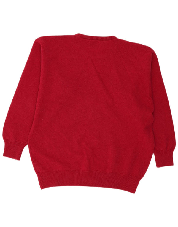 Pringle Herre Nick Faldo Collection Crew Neck Jumper Sweater Medium Rød