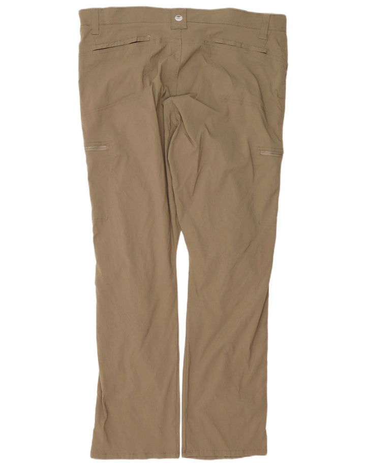 WRANGLER Straight Cargo Bukser til mænd W40 L32 Khaki Nylon