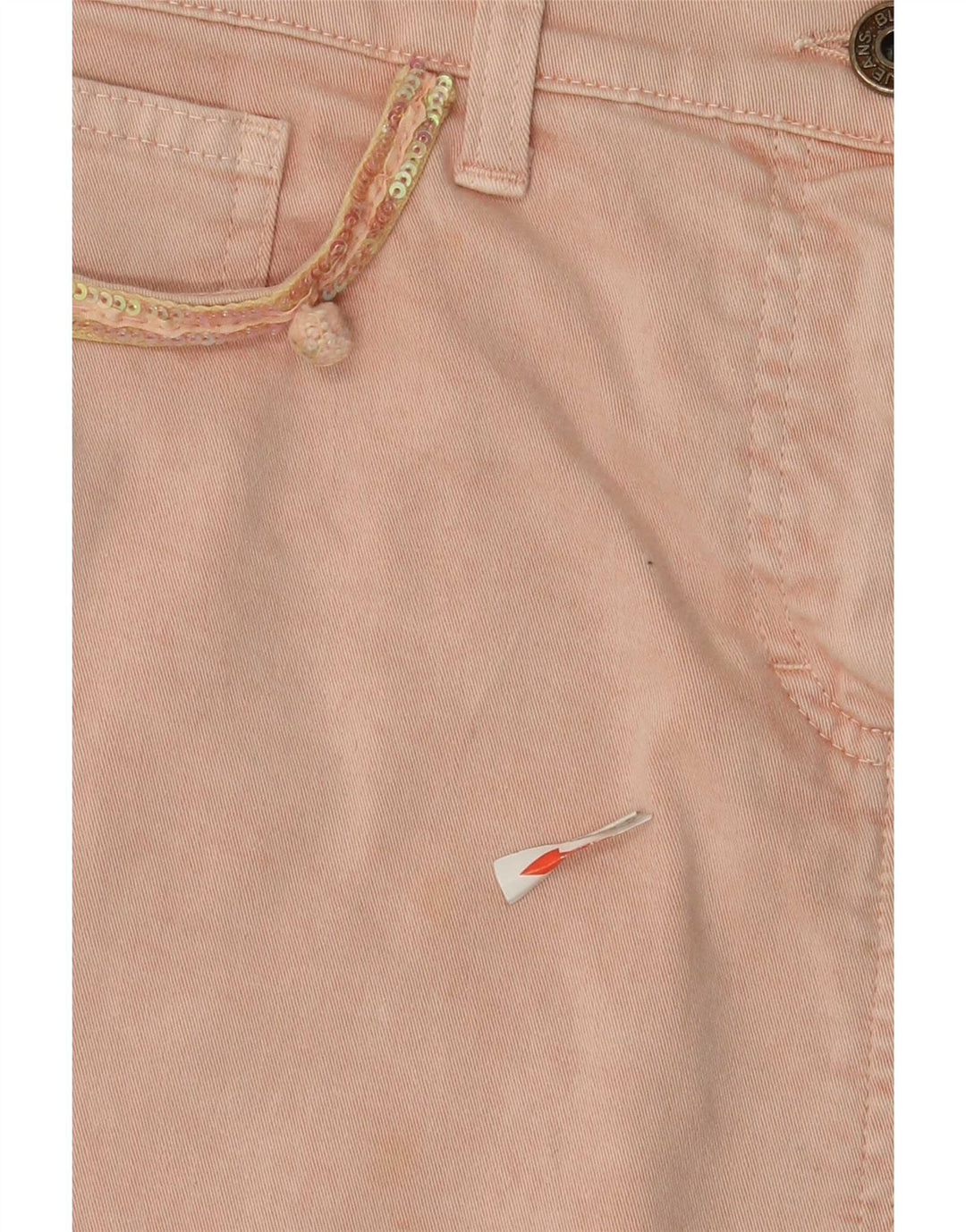 Blumarine Dame Denim Nederdel IT 42 Medium W30 Pink Bomuld