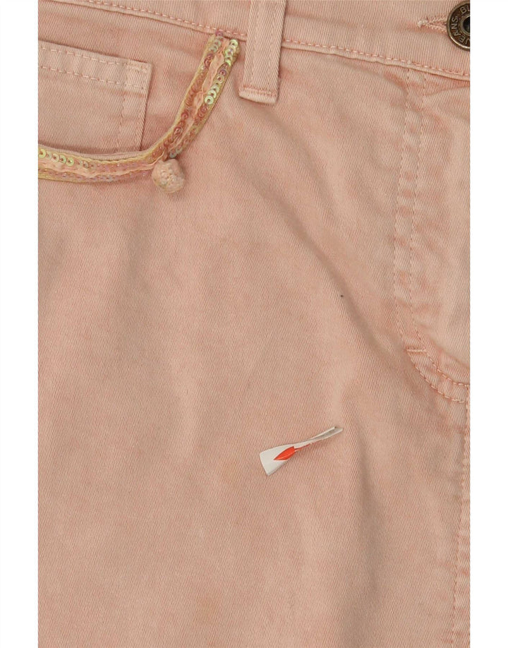 Blumarine Dame Denim Nederdel IT 42 Medium W30 Pink Bomuld
