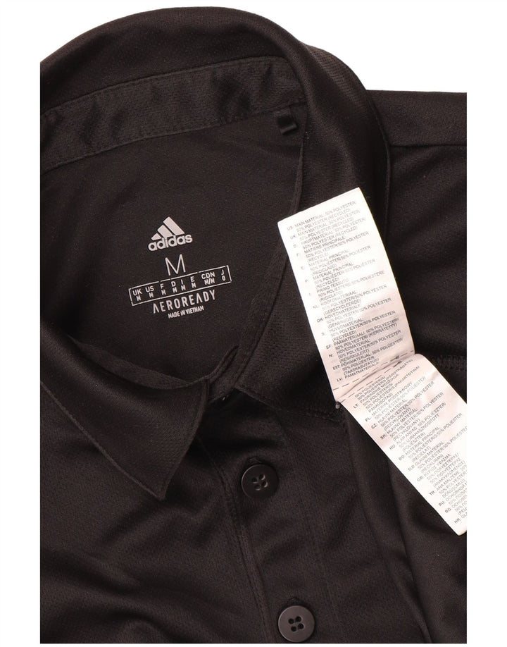 Adidas Aeroready Polo Shirt Medium Sort Polyester til mænd