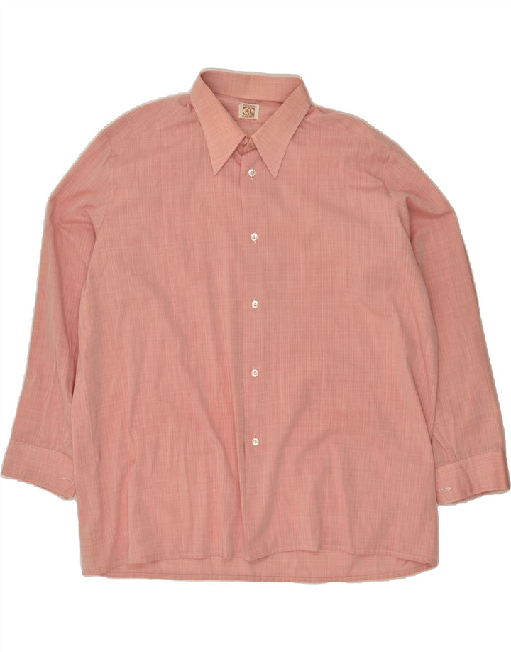 K & L RUPPERT Mens Shirt XL Pink Vintage K & L Ruppert and Second-Hand K & L Ruppert from Messina Hembry 