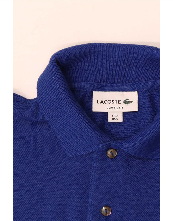 Lacoste Herre klassisk pasform poloskjorte str. 3 Lille blå