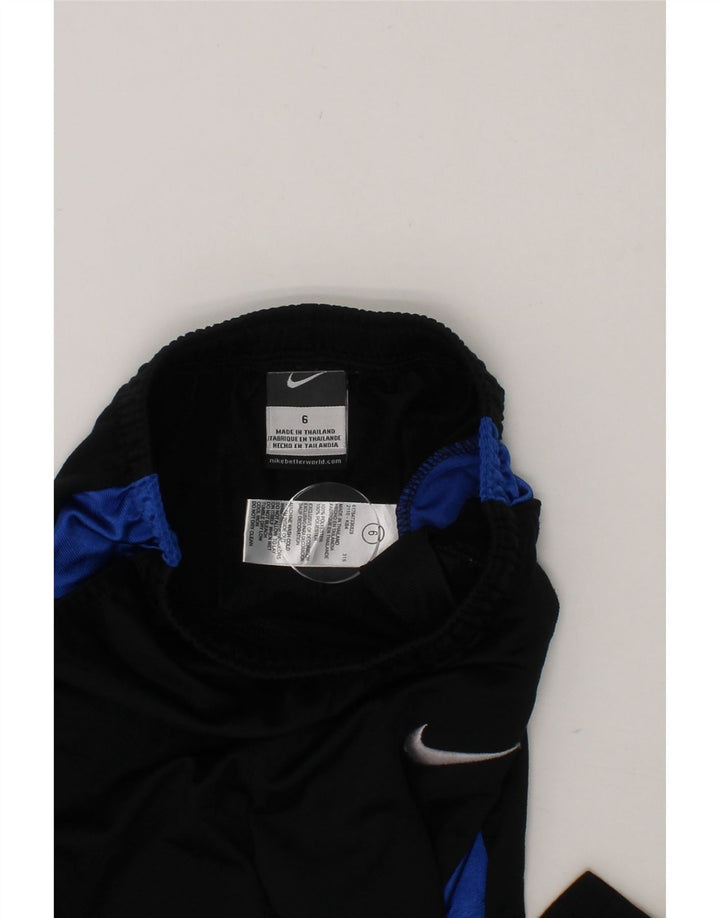 NIKE Boys Tracksuit Trousers 5-6 Years  Black Colourblock Polyester Vintage Nike and Second-Hand Nike from Messina Hembry 