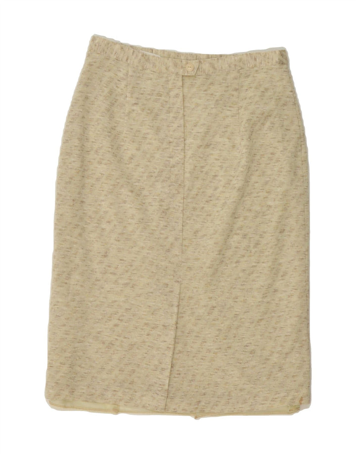 VINTAGE Womens Straight Skirt W29 Medium Beige Vintage Vintage and Second-Hand Vintage from Messina Hembry 