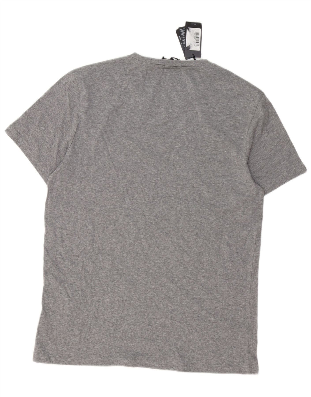 Hugo Boss Herre Grafisk T-Shirt Top Stor Grå Bomuld