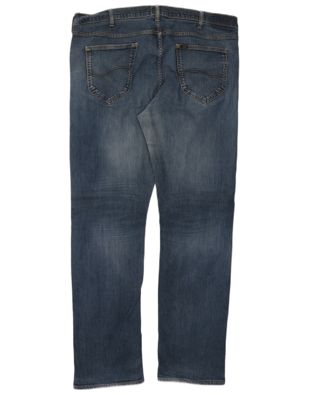 Lee Mens Daren Straight Jeans W42 L34 Blå Bomuld