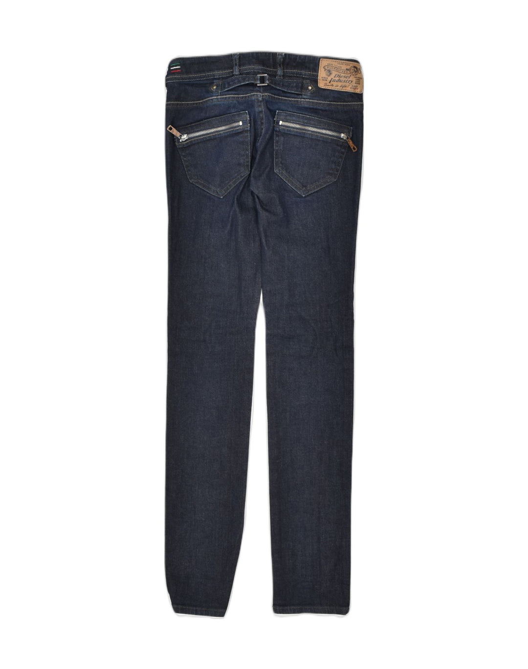 DIESEL Womens Tapered Jeans W25 L32  Navy Blue Cotton | Vintage Diesel | Thrift | Second-Hand Diesel | Used Clothing | Messina Hembry 