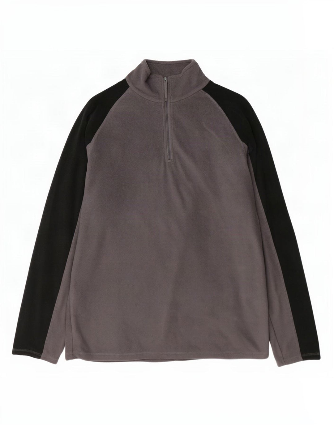 Mountain Warehouse Fleece Jumper med lynlås til mænd XL Grå Colourblock