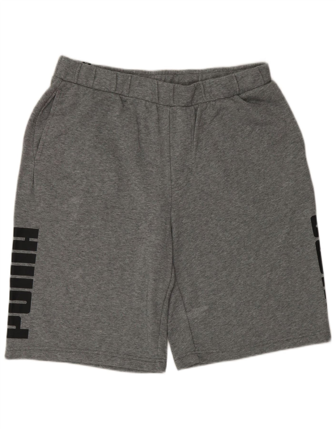 Puma Herre grafiske sportsshorts, store grå flækkede