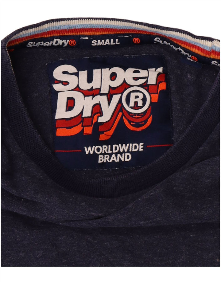 SUPERDRY Herre T-Shirt Top Lille Blå