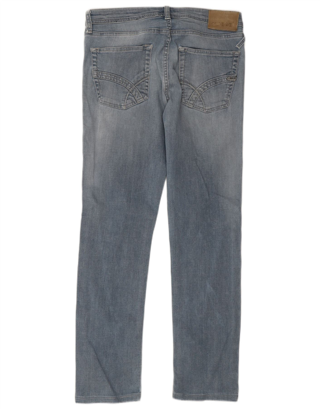 Gas Herre Slim Jeans W31 L29 Blå Bomuld