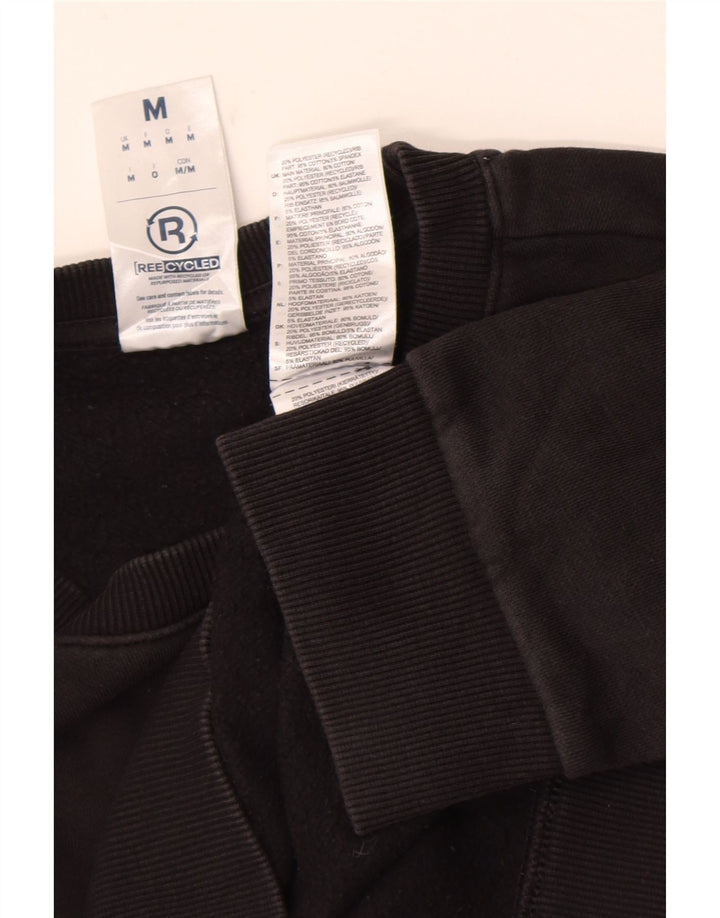 Reebok Herre sweatshirt Jumper Medium Sort Bomuld