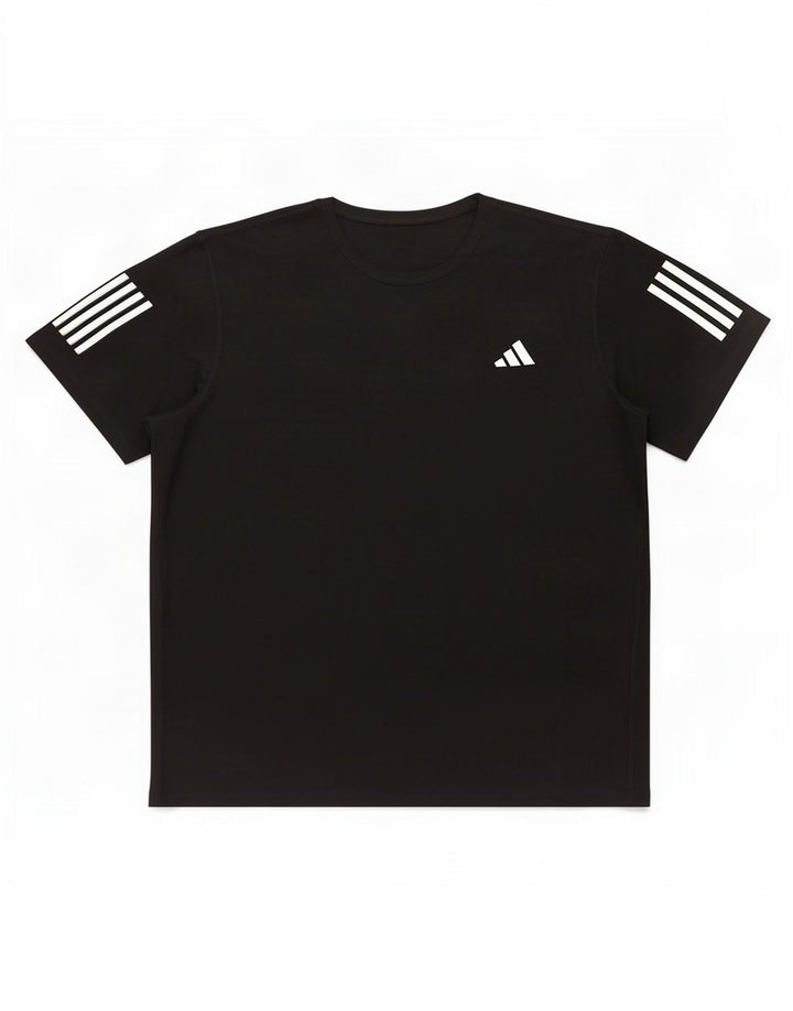 Adidas Herre T-Shirt Top XL Sort Polyester