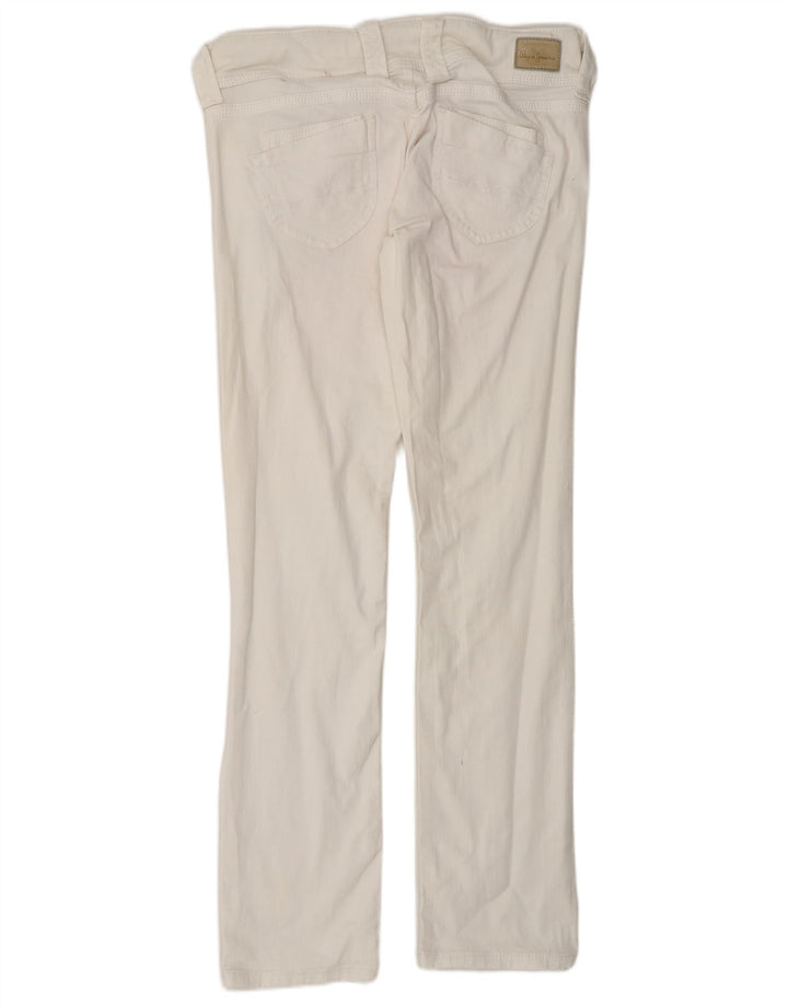 PEPE Jeans Dame Venus Slim W28 L32 Hvid Bomuld